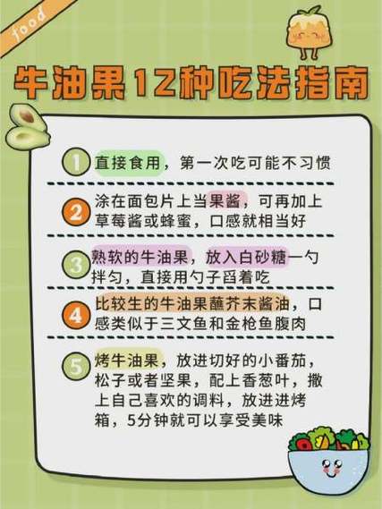 牛油果的5种吃法