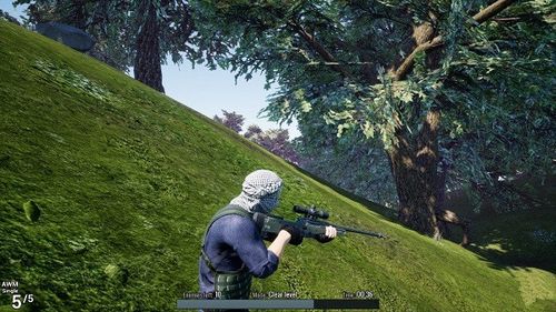 绝地求生怎么显示拿枪