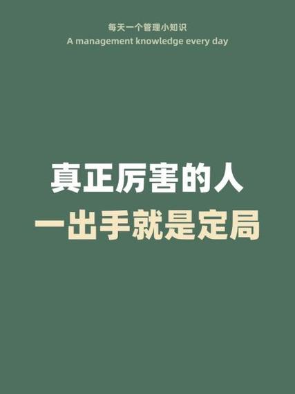 一出手就很厉害的句子