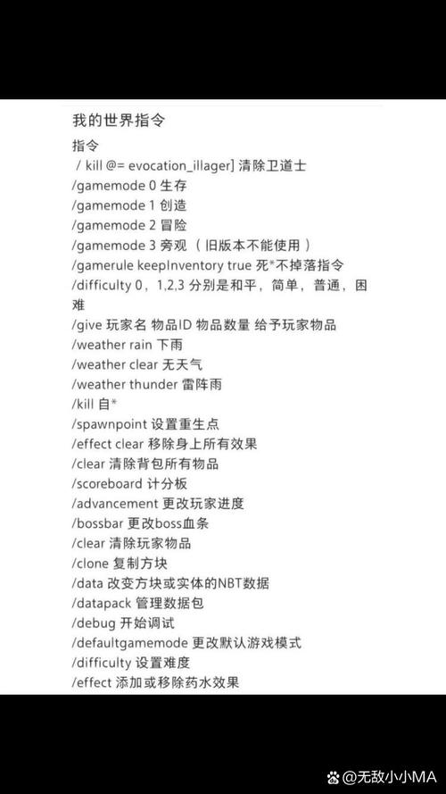 mc变成下雨指令是什么