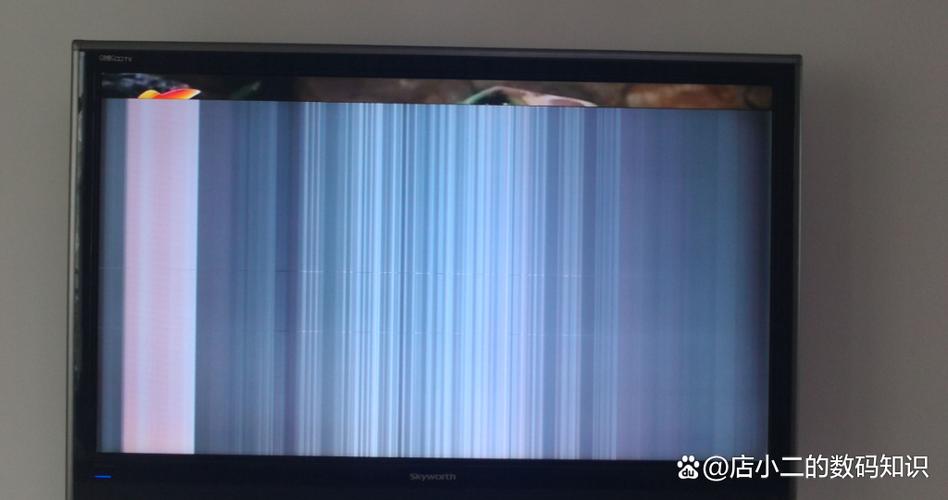 电脑显示器一半黑一半亮