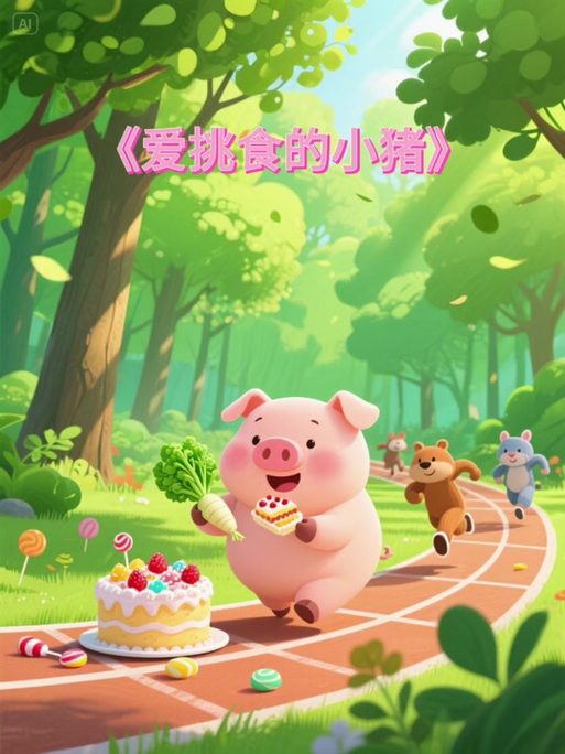 爱挑食的小猪故事