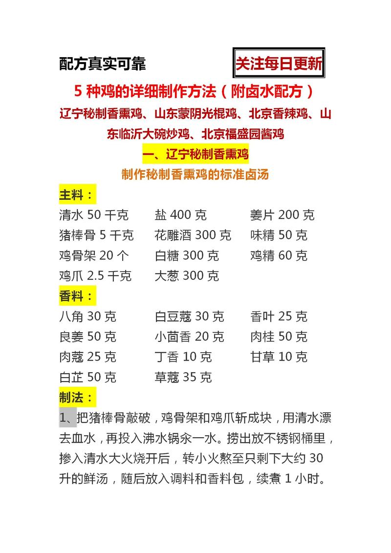 正宗神仙鸡的配料表