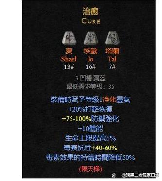 暗黑2暗金装备符文之语