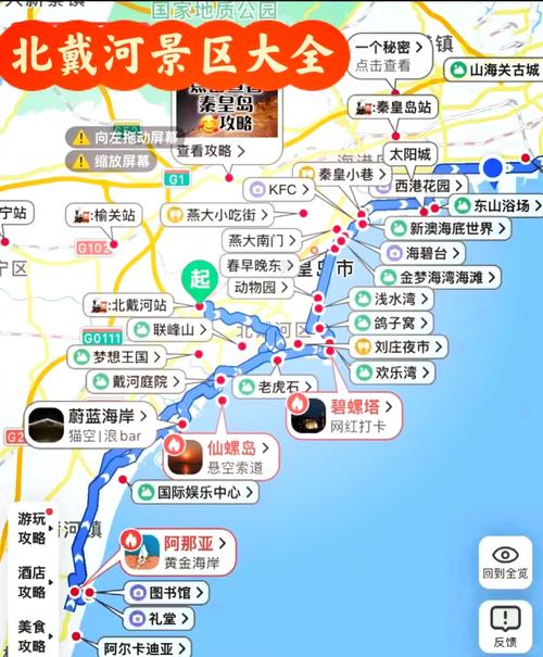北戴河三日游最佳路线