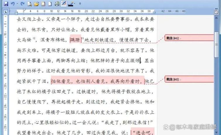 如何让批注不显示用户