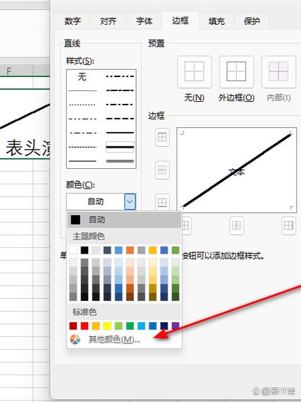 excel表格里的斜杠一分二