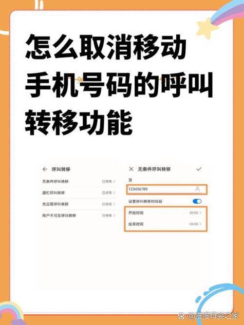 移动呼叫转移设置方法