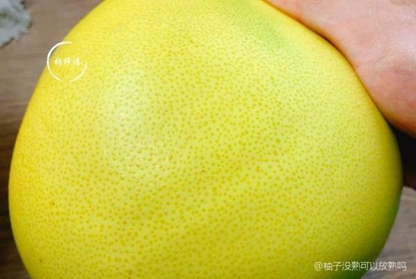 没熟的柚子放着能熟吗