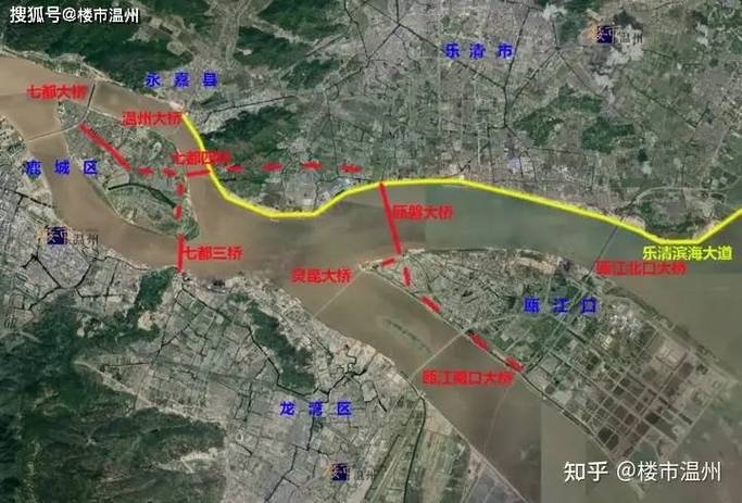 乐清瓯磐大桥规划图