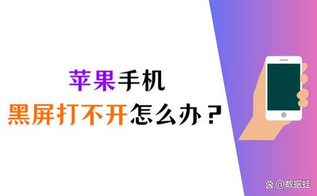 iphone摔黑屏了怎么办