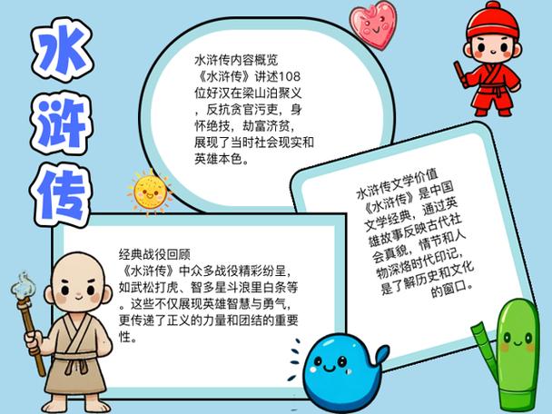 水浒传手抄报一等奖