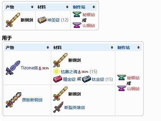 泰拉瑞亚断钢剑怎么样
