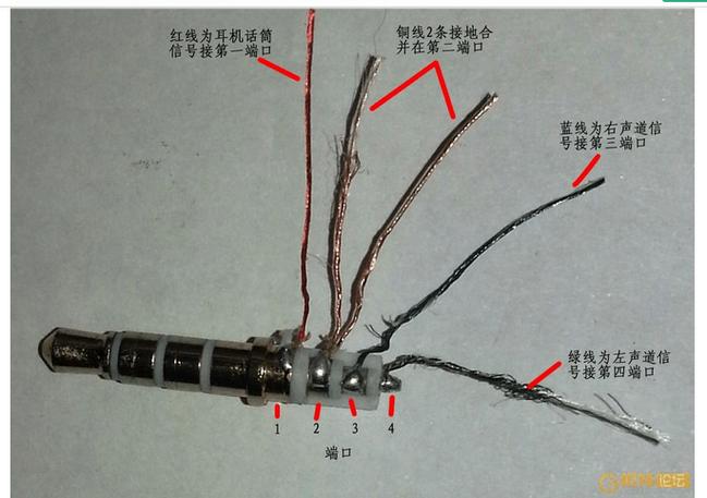 6脚耳机插座接线图解图标