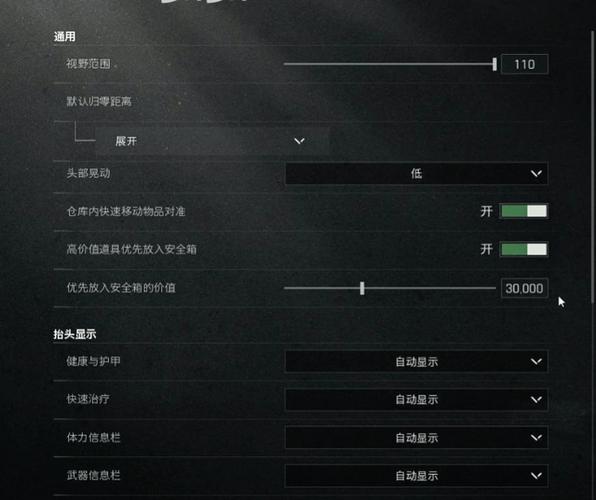 暗区突围手机设置怎么调最好看