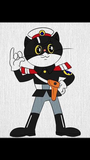 黑猫警长图片