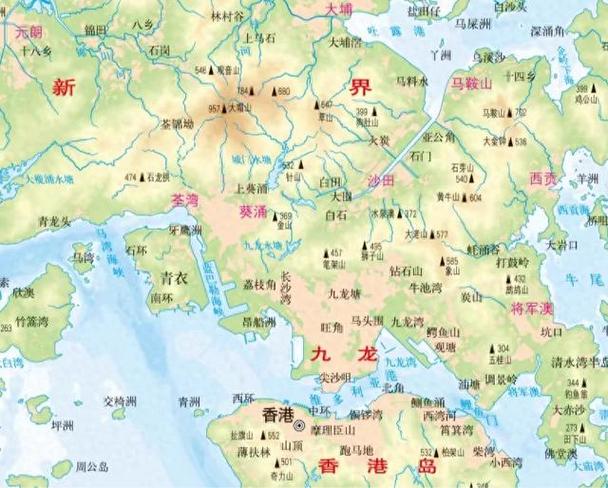 香港各区地名大全