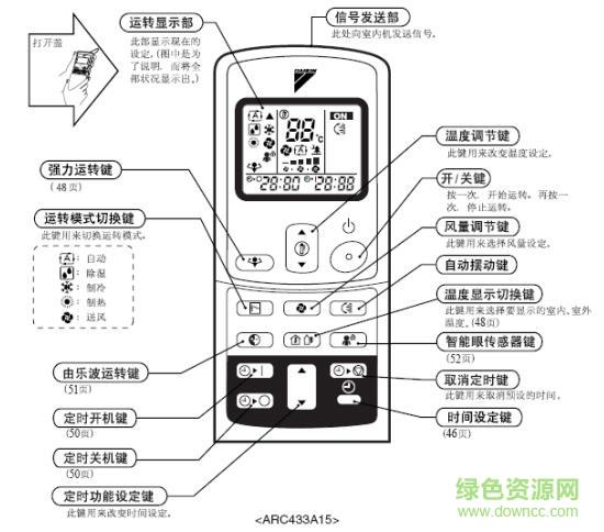 大金空调遥控器图标说明截图2