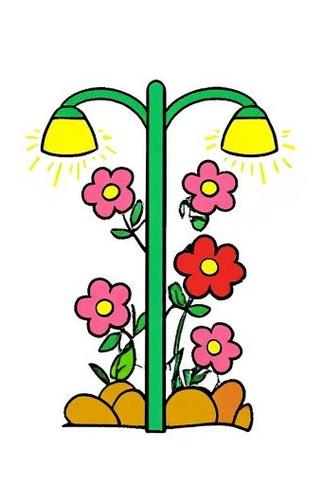 植物大战僵尸里面的路灯花怎么画