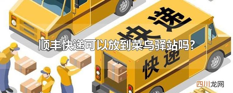顺丰快递可以放到菜鸟驿站吗?