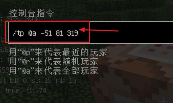 我的世界游戏坐标指令