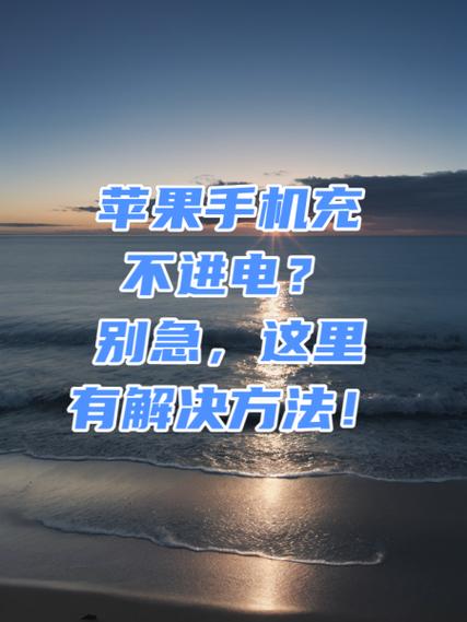 为何苹果手机充不进去电