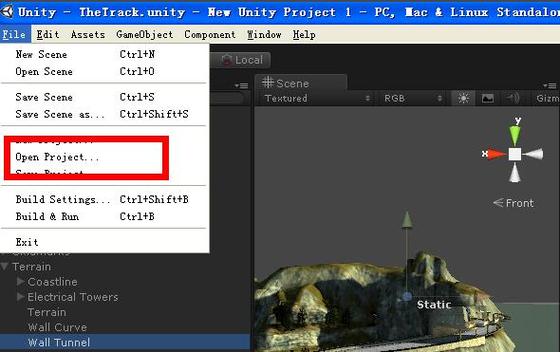 unity游戏工程文件
