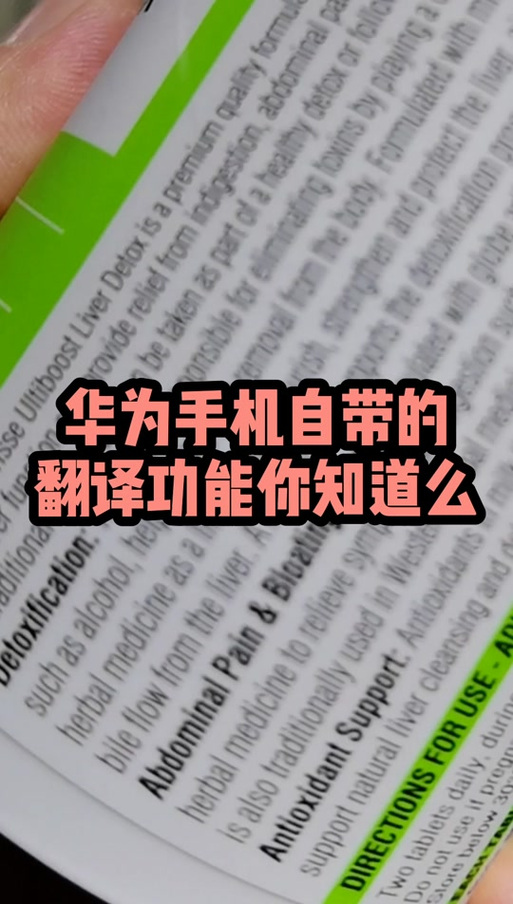 华为有翻译功能吗