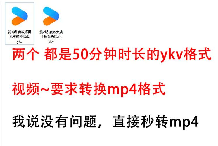 ykv文件转mp4