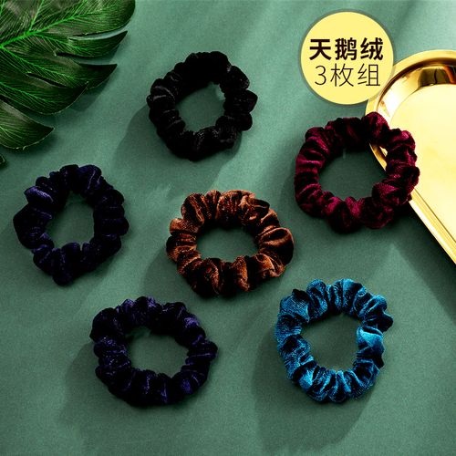 大肠圈头绳怎么做