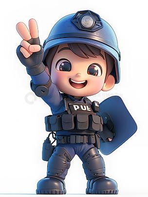警察动画