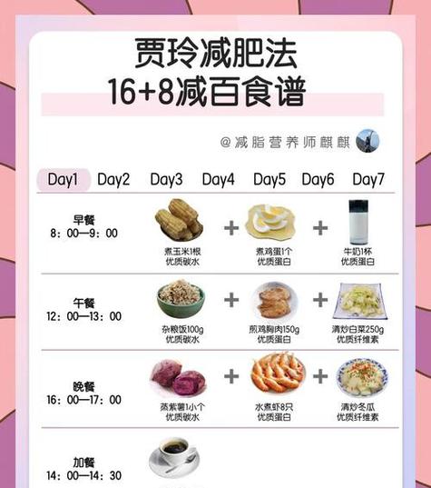 16加8最佳饮食时间