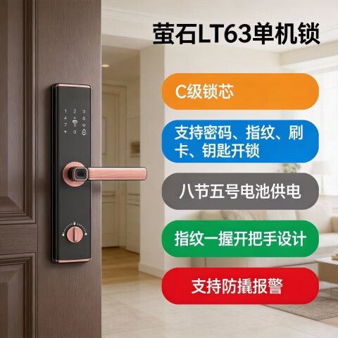 萤石智能锁怎么改密码和指纹图标
