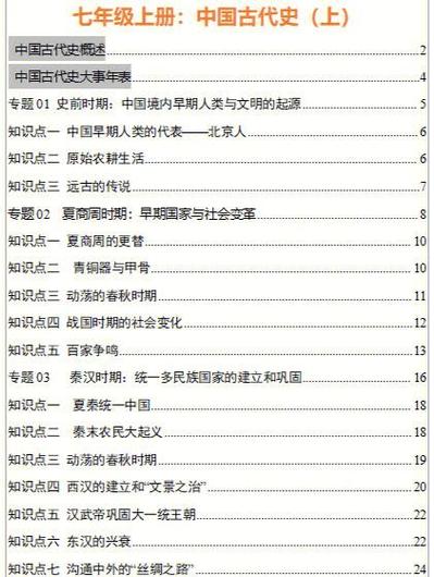 人教版历史绩优学案