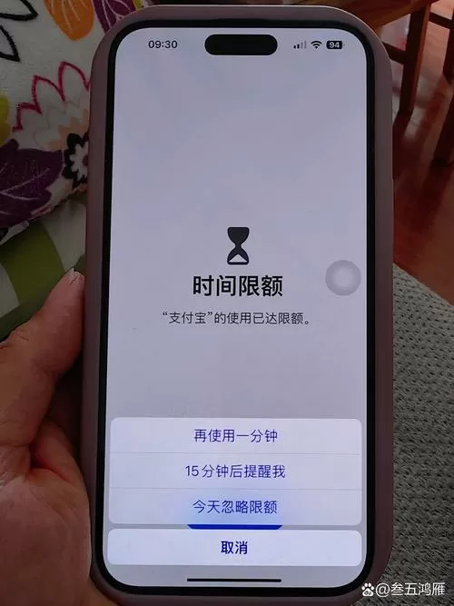 苹果出现时间限额是怎么回事