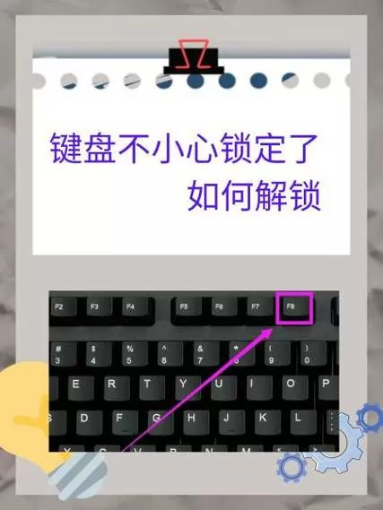 键盘屏幕锁定怎么解锁图标