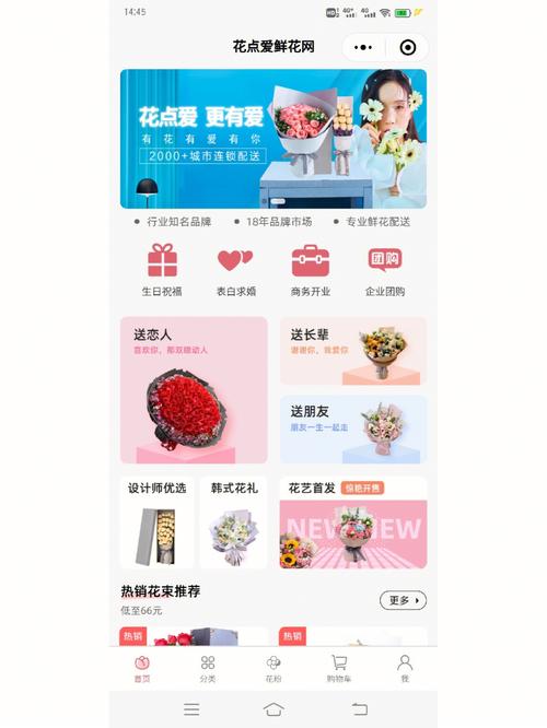 微信小程序鲜花小镇