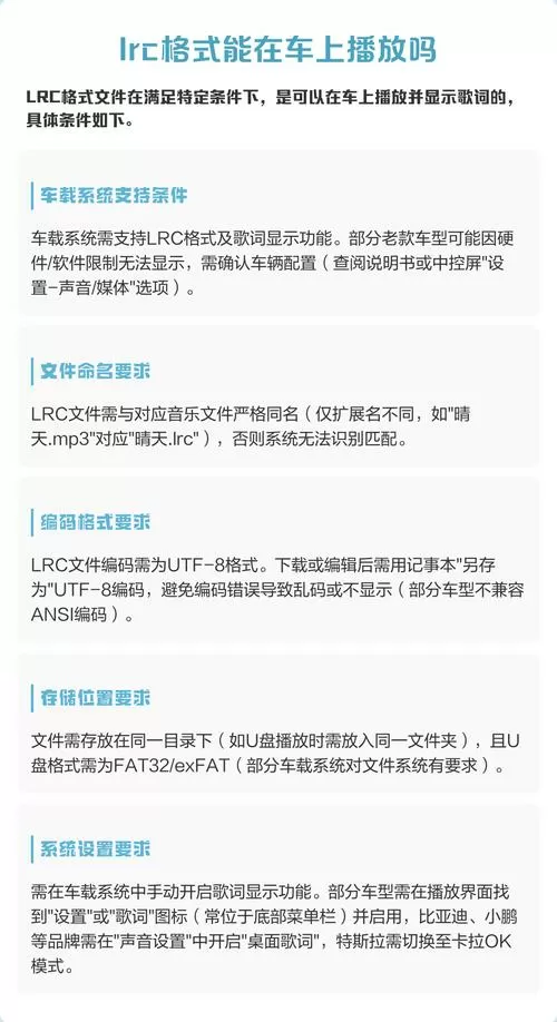 lrc文件车载可以播放吗